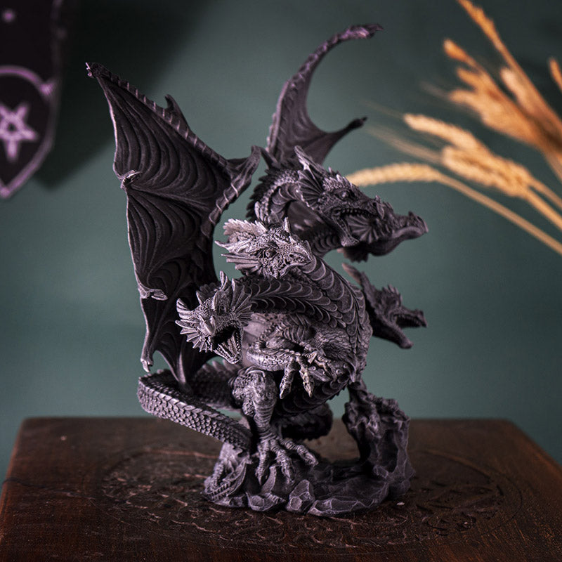 Dark Hydra Dragon Figurine