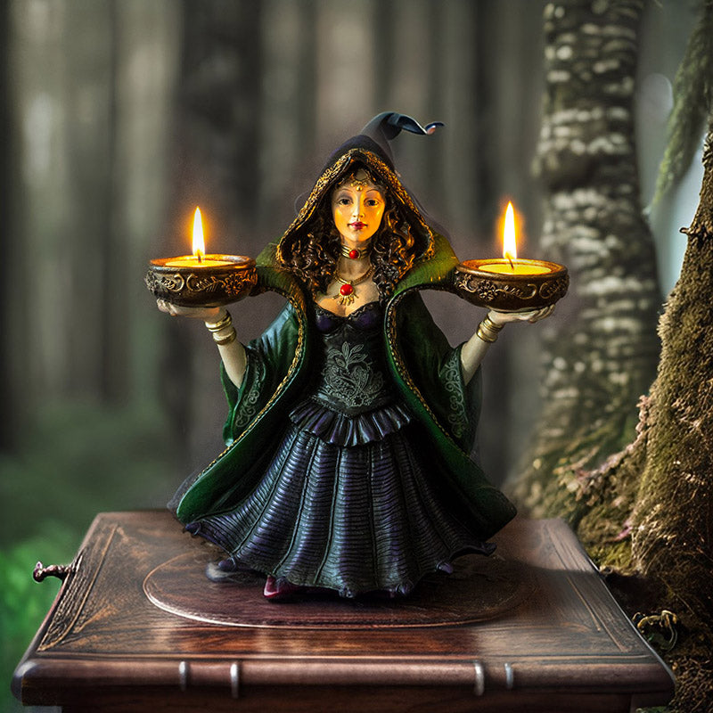 Witch Double Tealight Holder
