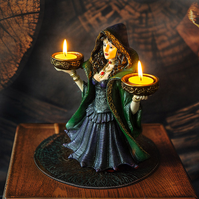 Witch Double Tealight Holder