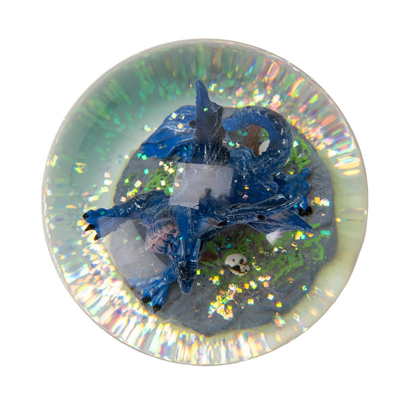Midnight Dragon Water Globe