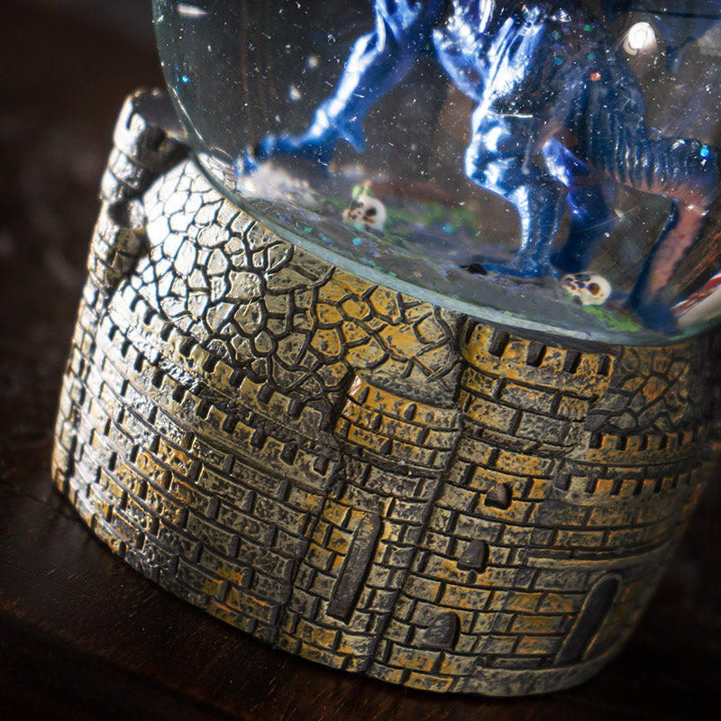 Midnight Dragon Water Globe