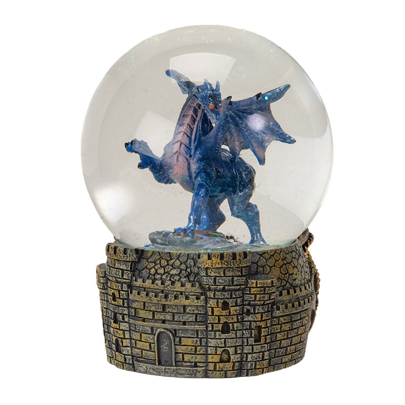 Midnight Dragon Water Globe