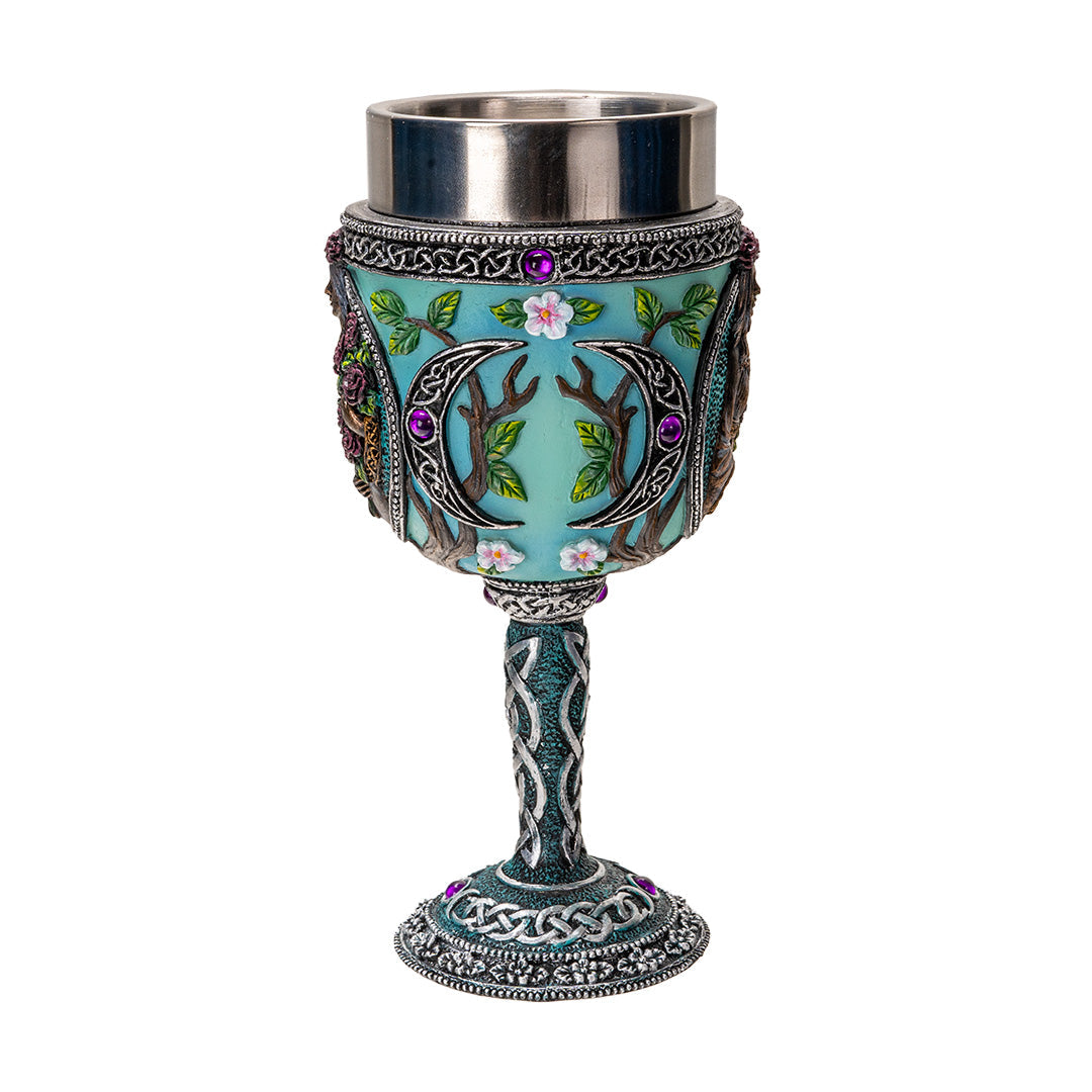 Triple Goddess Maiden Goblet