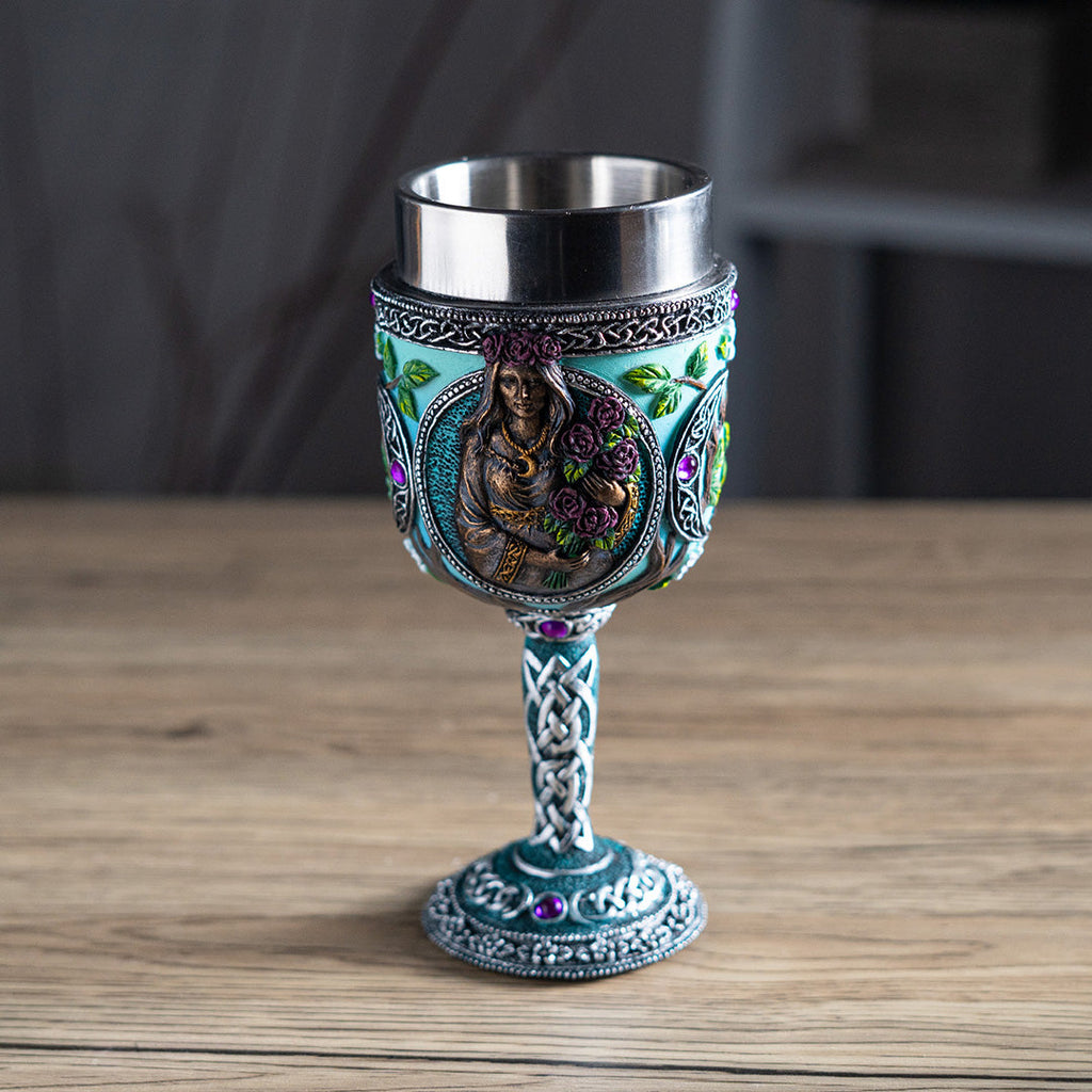 Triple Goddess Maiden Goblet