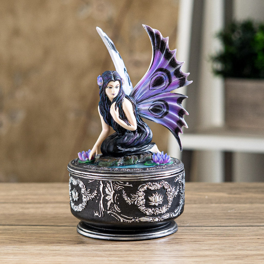 Naiad Fairy Trinket Box by Anne Stokes