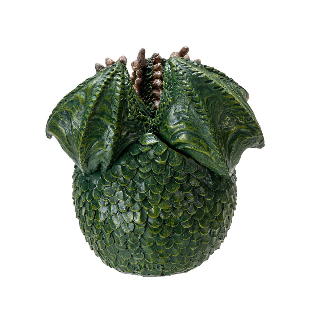 Green & Red Dragon Hatchling in Egg Figurine