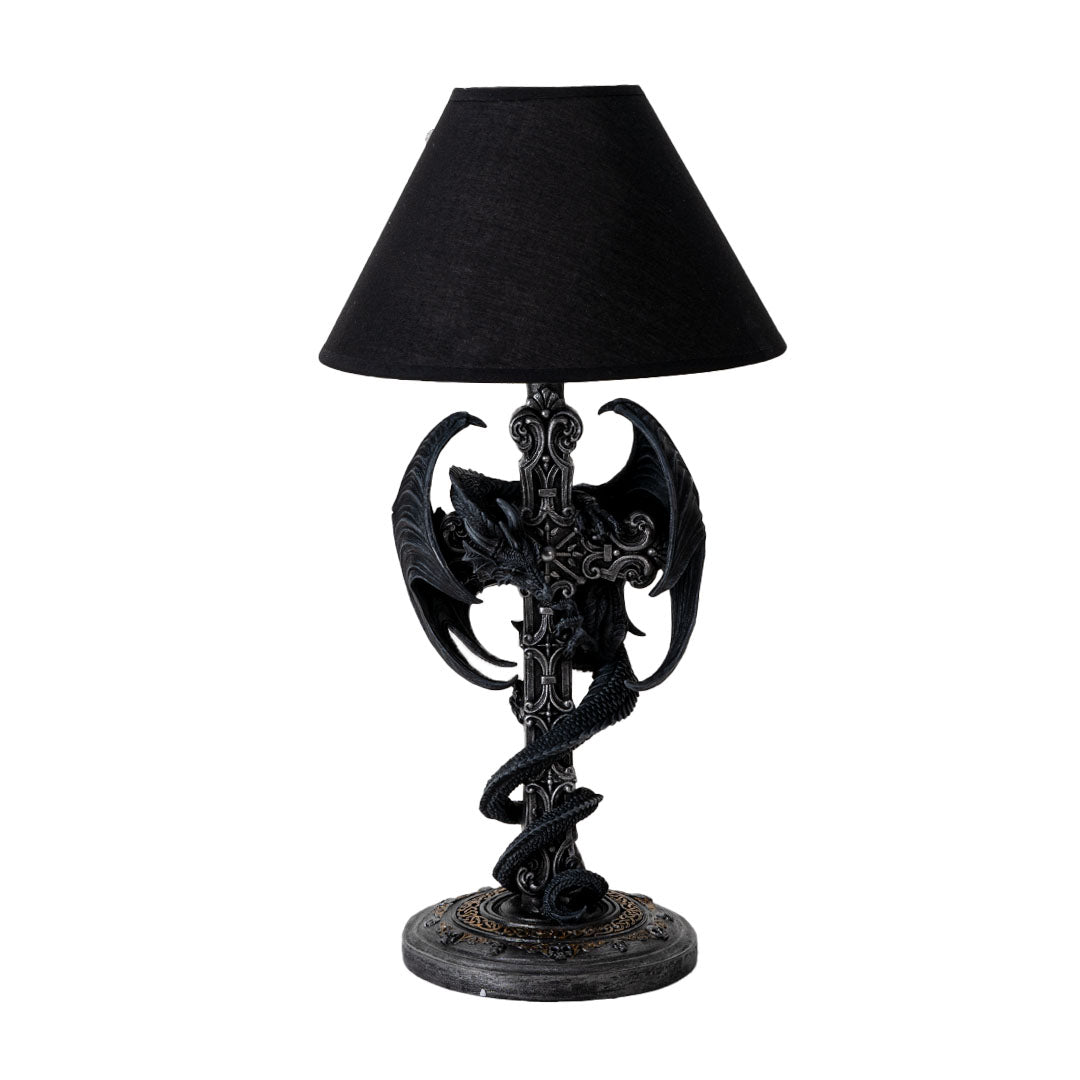 Black Cross Dragon Lamp