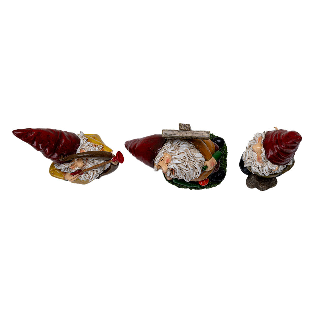 Naughty Gnome Figurine Trio