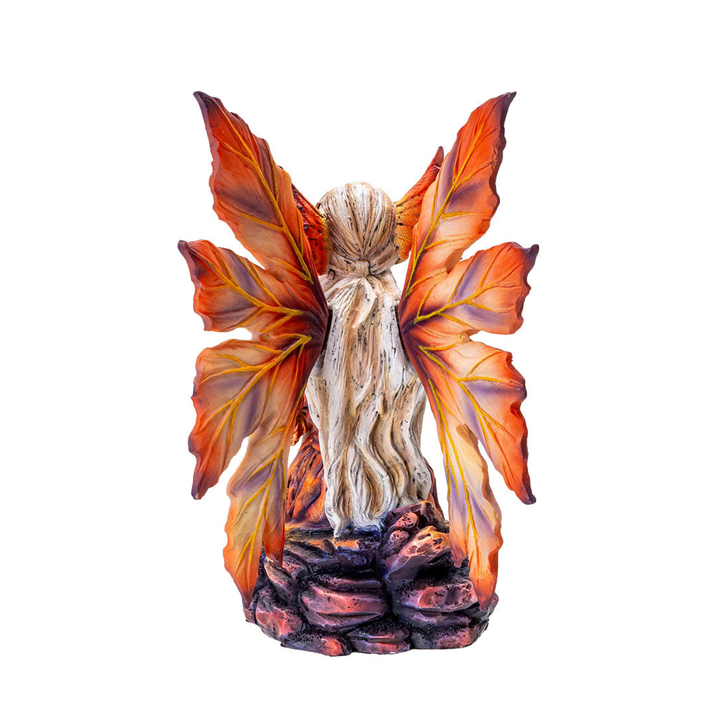 Sitting Fire Fairy Figurine