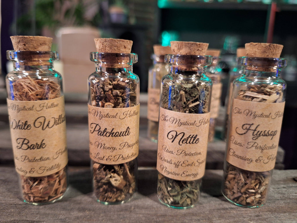 Herb Jars--Dried: 10 Bottles