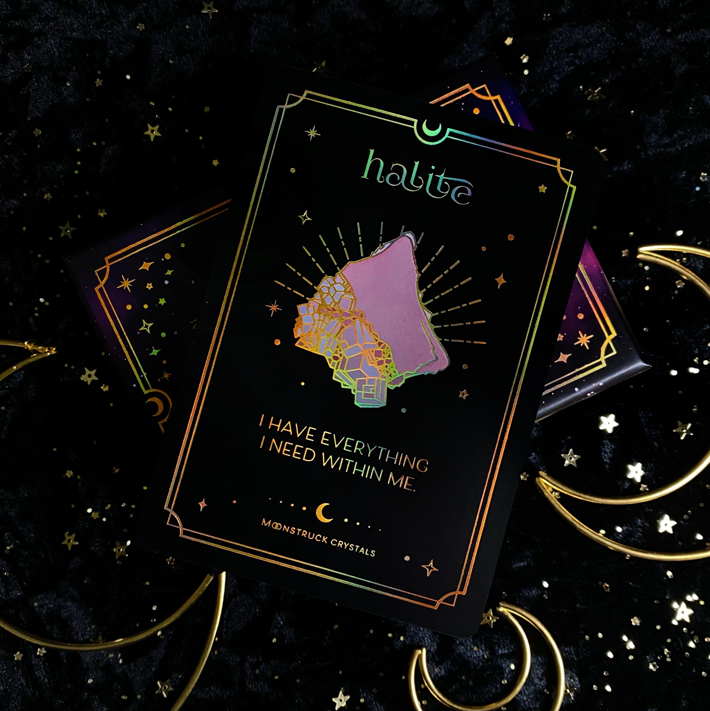 Gold Crystal Affirmations© Golden Aura Edition Card Deck