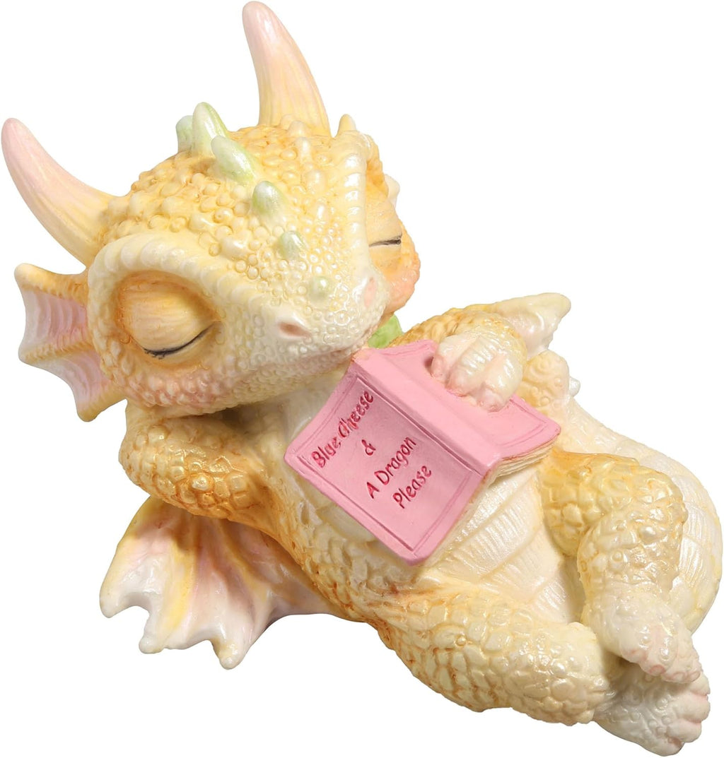 Slumbering Baby Dragon Dreams Figurine