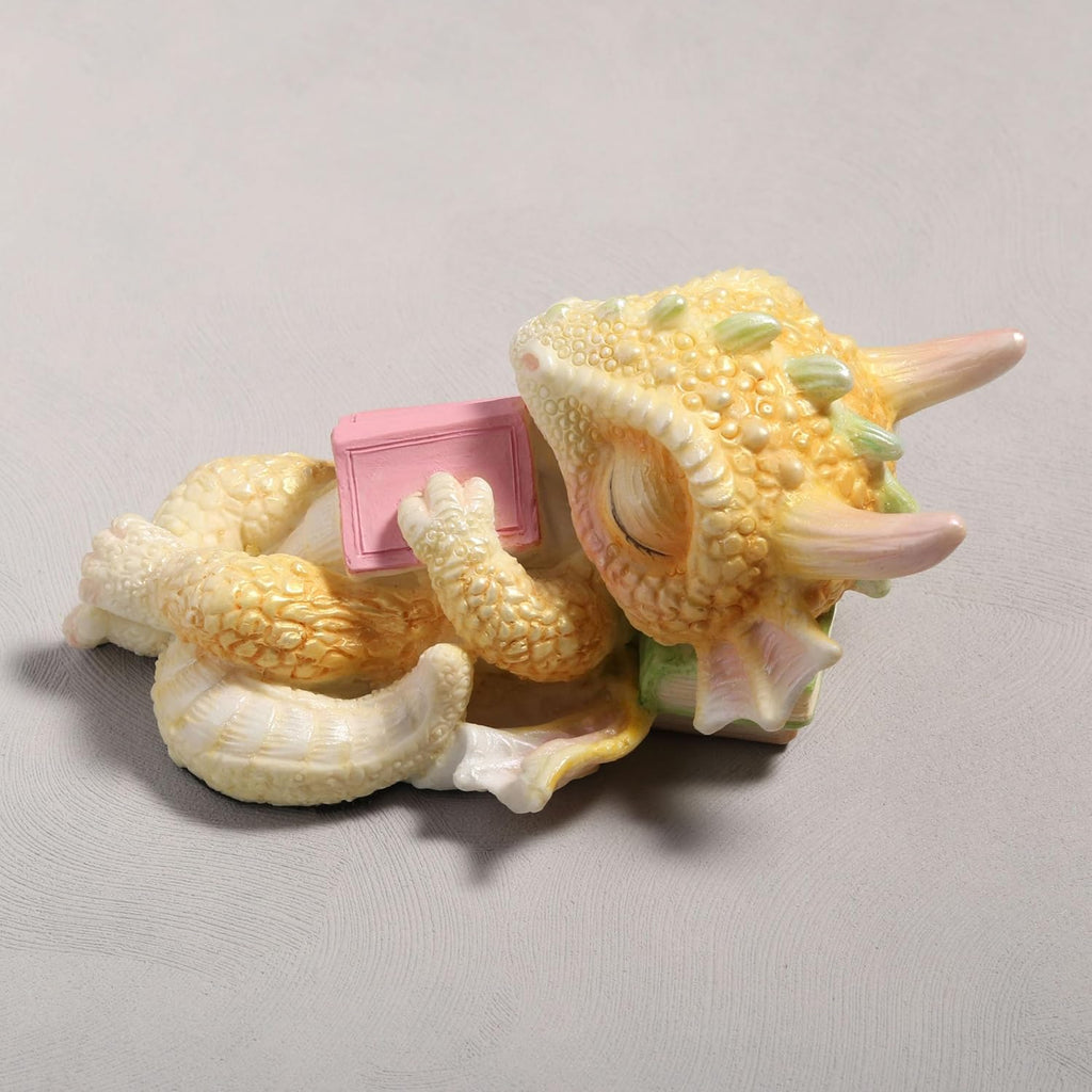 Slumbering Baby Dragon Dreams Figurine