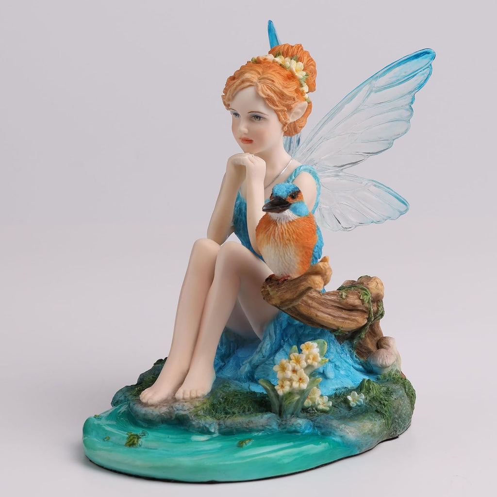 Kingfisher & the Turquoise Fairy Figurine