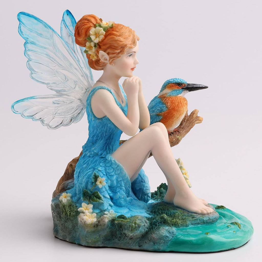 Kingfisher & the Turquoise Fairy Figurine