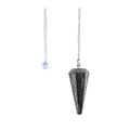 6 sided Pendulum - Hematite