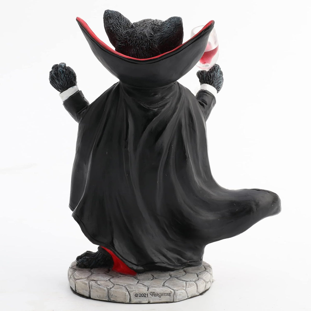 Vampire Cat Wine Taster Figurine