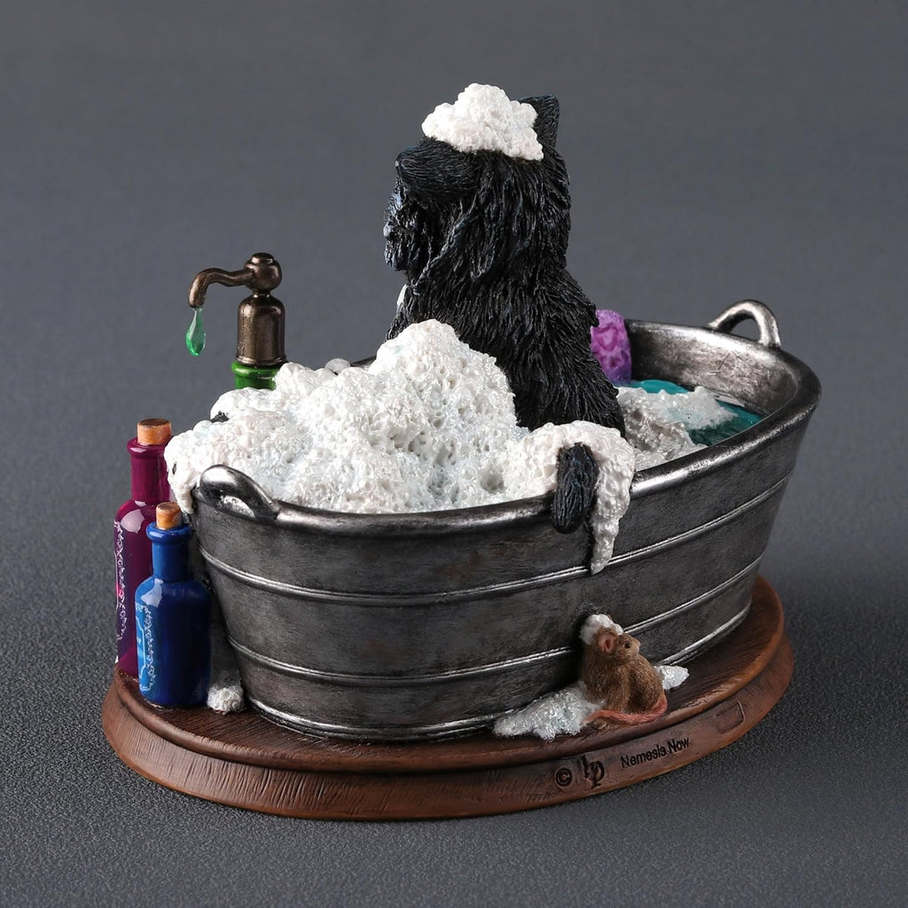 Bath Time Cat Figurine by Lisa Parker