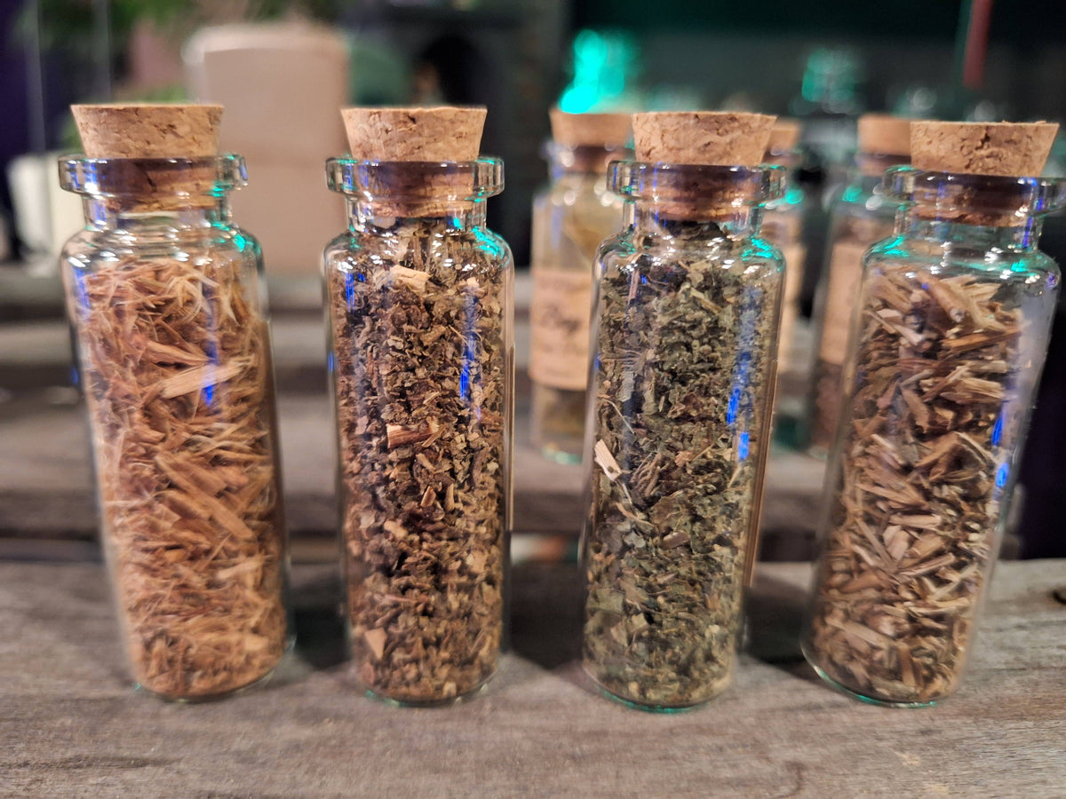 Herb Jars--Dried: 10 Bottles