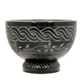 Black Soap Stone Carved Bowl
