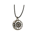 Crescent Moon & Sun Charm Necklace