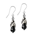 Empyrean Tear Earrings (Black) - Alchemy of England