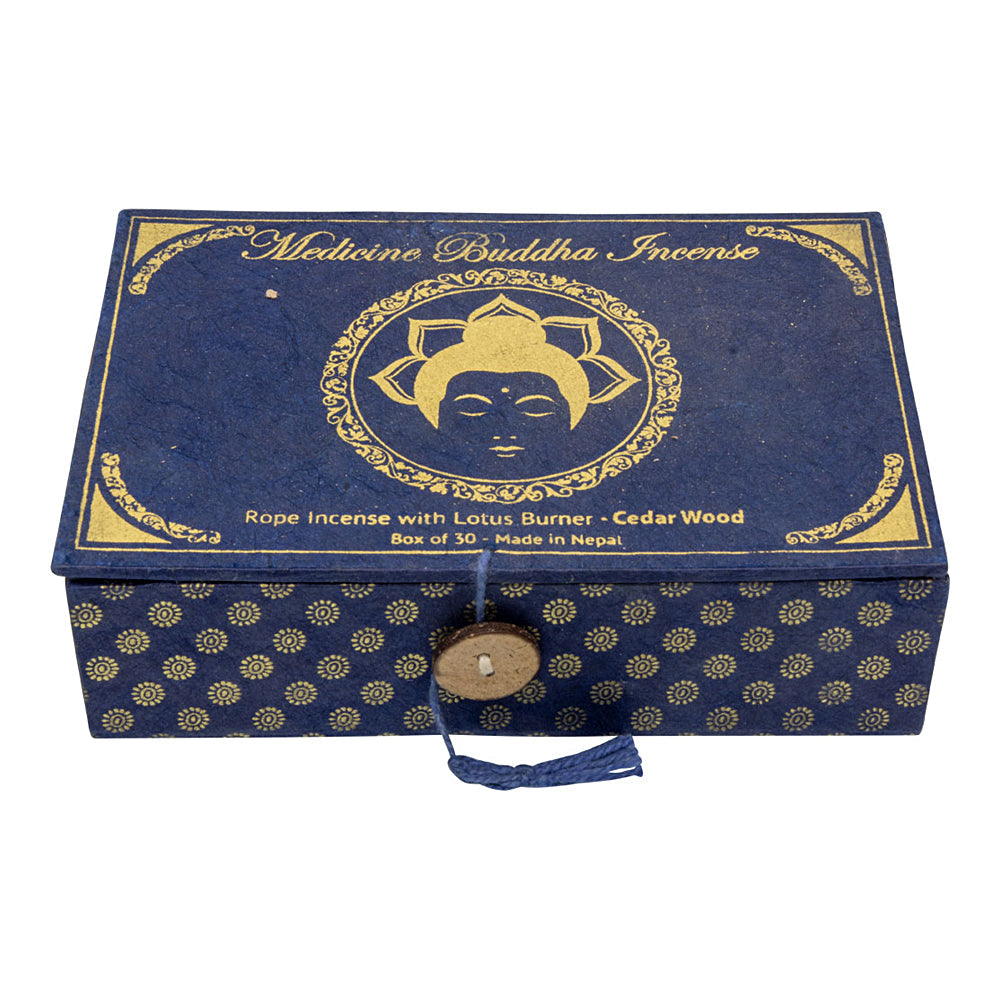 Medicine Buddha Incense 30 Ropes - Cedar Wood
