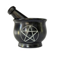 Mortar & Pestle - Pentacle - Black