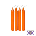 Mini Ritual Candle - Orange (Set of 4)
