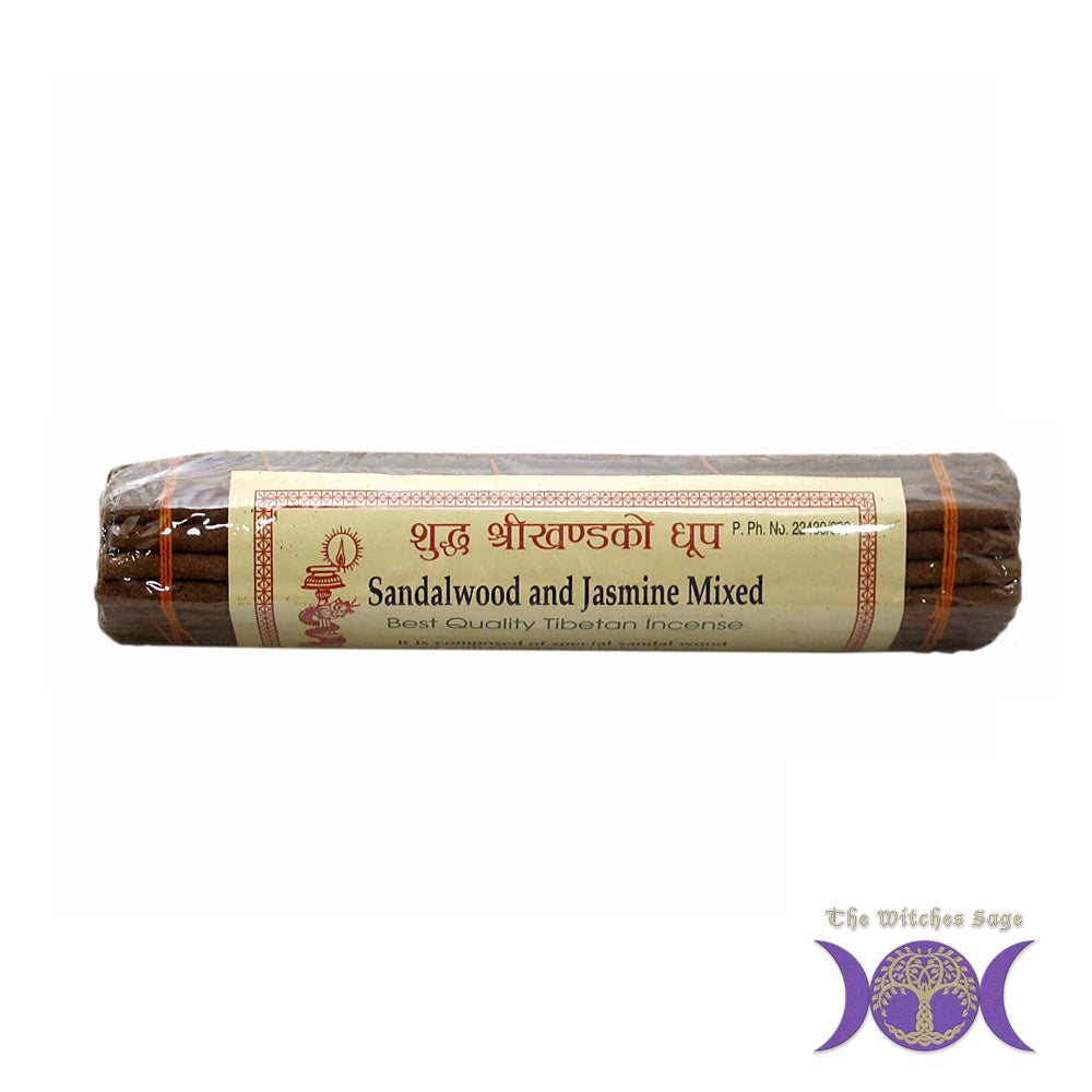 Sandalwood and Jasmine Mixed Tibetan Incense Sticks