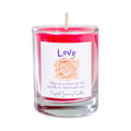 Soy Herbal Filled Votive Candle - Love
