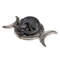 Triple Moon Black Cat Statue