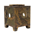 Tripple Moon Stone Carved Square Oil Diffuser