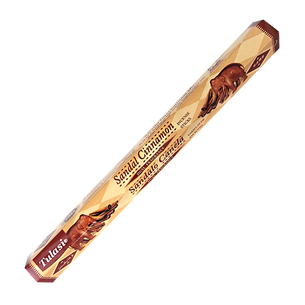 Tulasi Sandal Cinnamon Dual Fragrance Incense Sticks