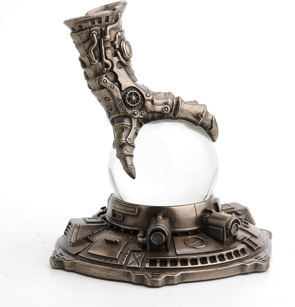 Steampunk Dragon Claw Crystal Ball Figurine