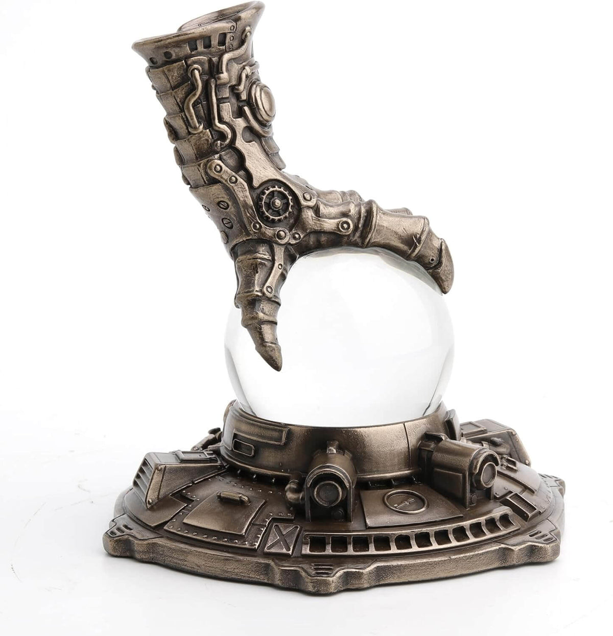 Steampunk Dragon Claw Crystal Ball Figurine