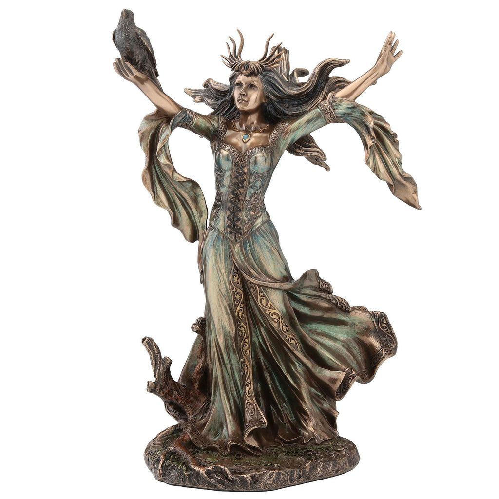 Morgan Le Fay with Raven Figurine