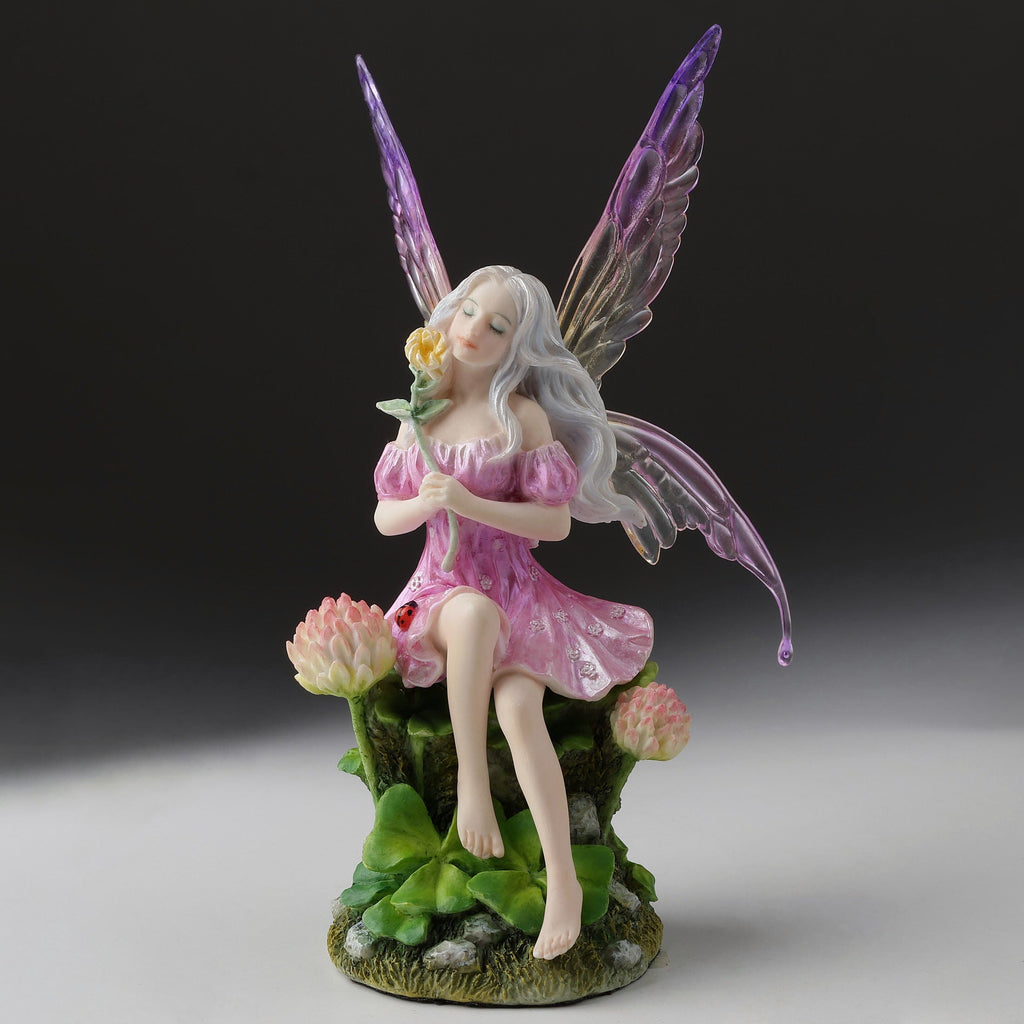 Pink Fairy & the Clovers Figurine