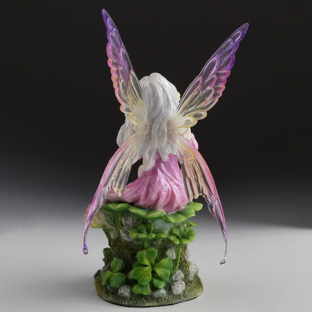 Pink Fairy & the Clovers Figurine