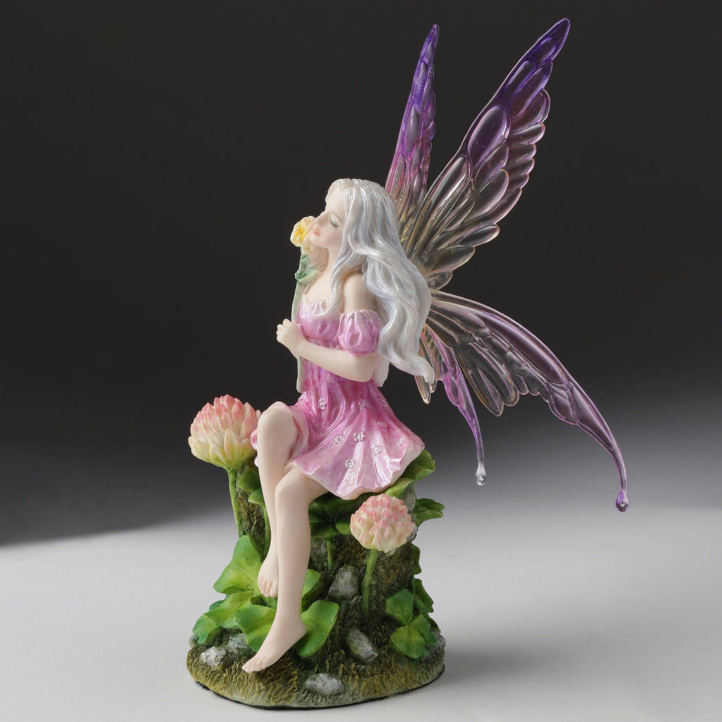 Pink Fairy & the Clovers Figurine