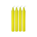 Mini Ritual Candle - Yellow (Set of 4)