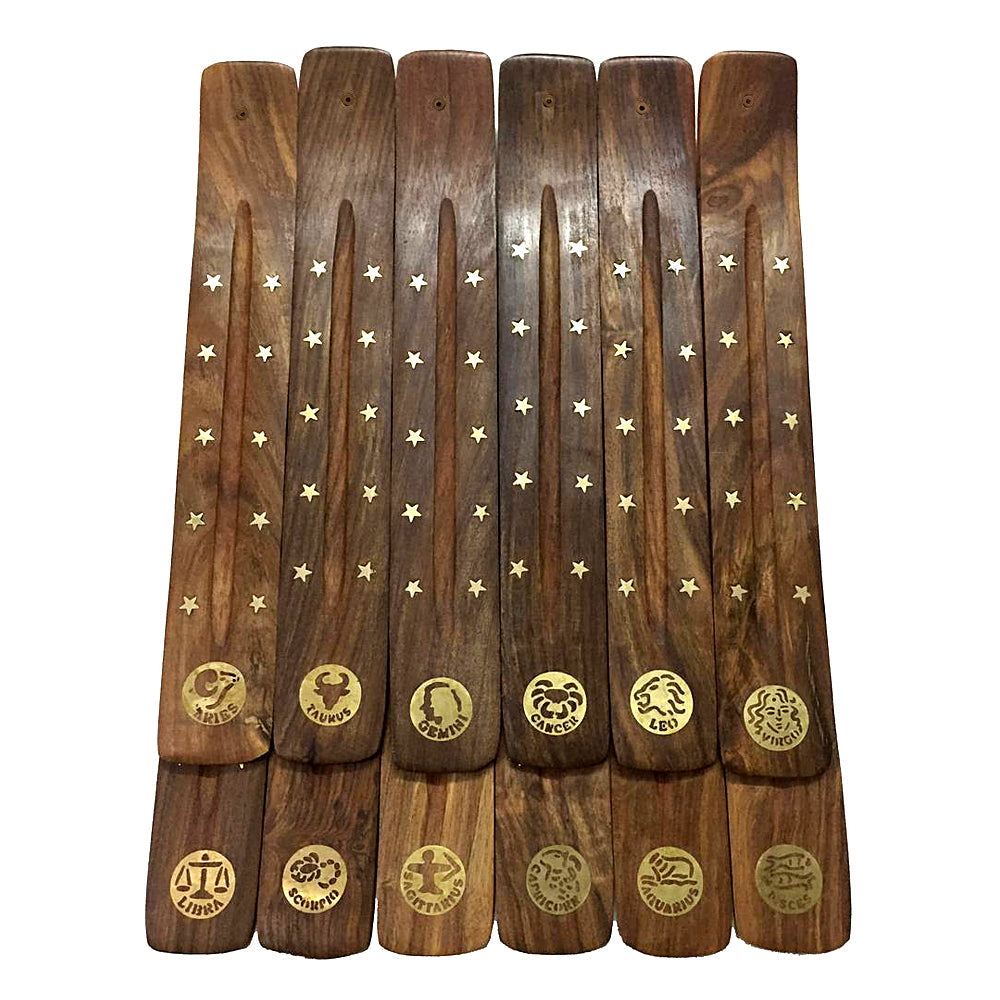 Zodiac Sign Wood Ash Catchers