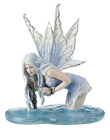 Fishing For Riddles Fairy Figurine