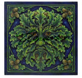 Oak & Acorn Greenman Wall Plaque