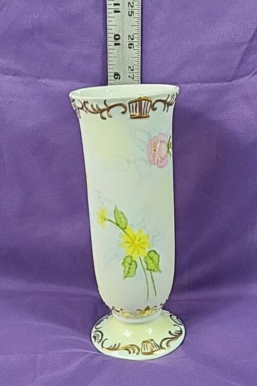 Hand-Painted Artist-Signed Vase — Greta Addy, 1972