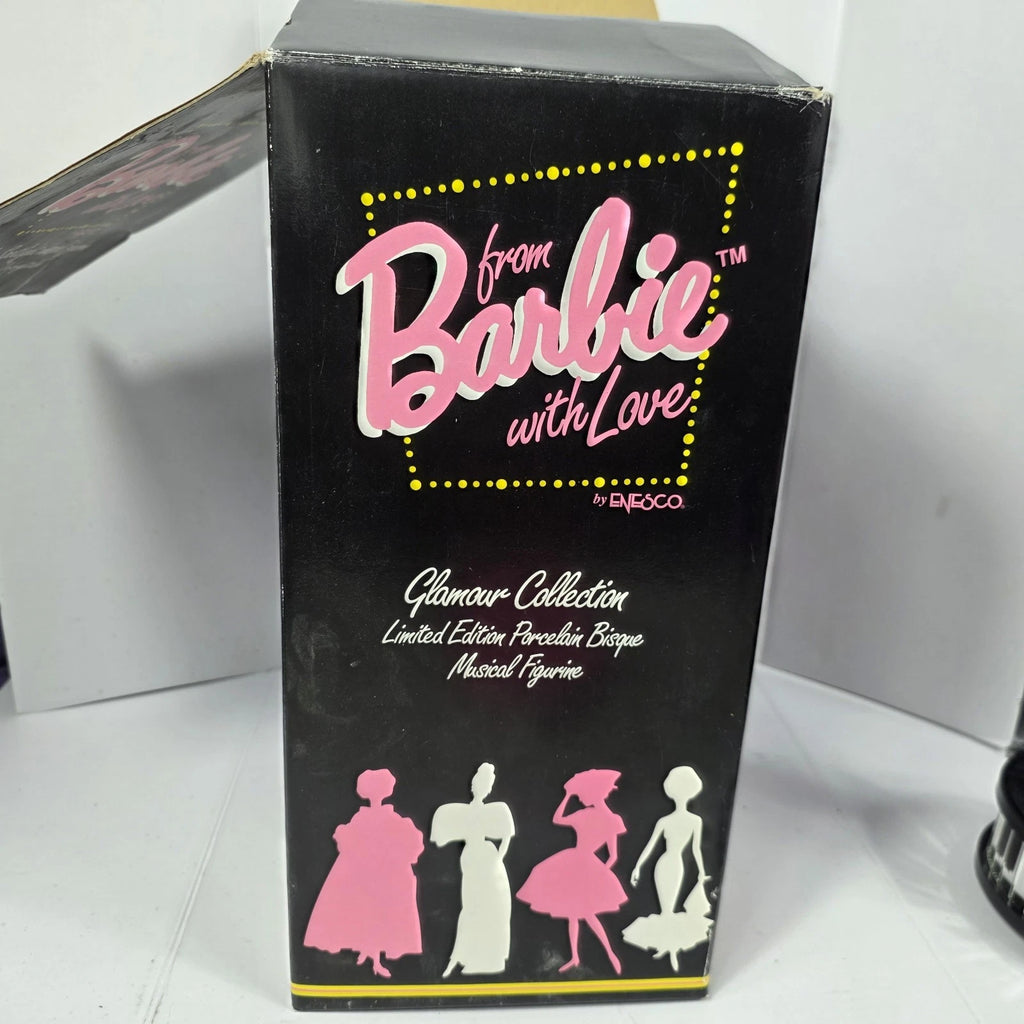 Enesco “From Barbie with Love” Glamour Collection — Limited Edition Porcelain Bisque Musical Figurine