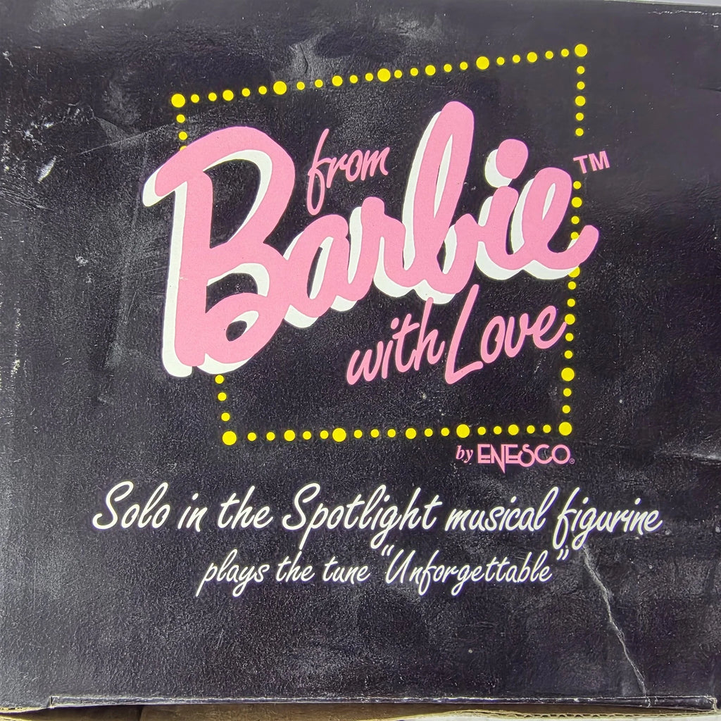 Enesco “From Barbie with Love” Glamour Collection — Limited Edition Porcelain Bisque Musical Figurine